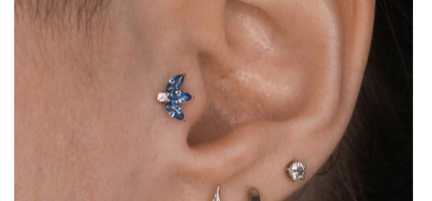 Иллюстрация прокола Трагус